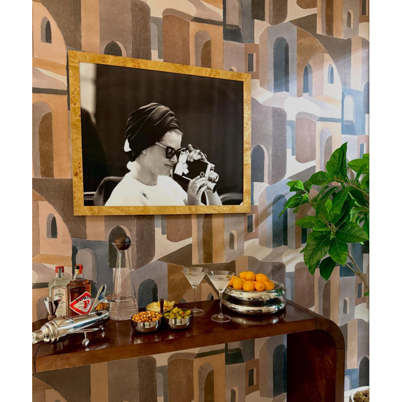 Rouleau de papier peint L 341 pi x l 58 po Sahara, Pierre
