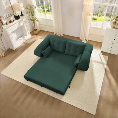 Grand lit pour chien, canapé-lit paresseux, canapé-lit pliable multifonctionnel 78,7 po, canapé-lit 3 en 1 pour le salon