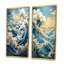 Blue Kinetic Waves «Blue Kinetic Waves», 2 pièces-58170848-58170851