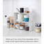 Tower Yamazaki Home Stackable Kitchen Rack, Storage Organizer Counter Shelf, Small, Stack up to Two-46492095-46492096