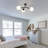 Kaynen Frosted Glass Semi Flush Mount-1235777054