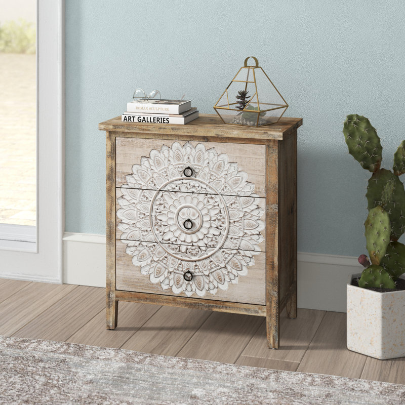 Feltonville Hand-Painted 3-Drawer Accent Chest