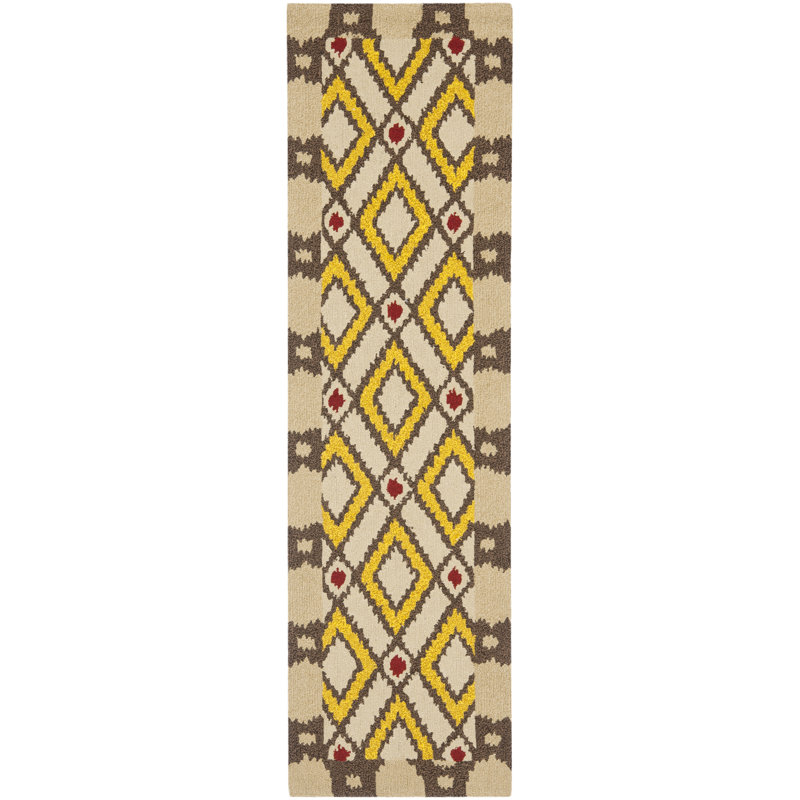 Bowden Hand Hooked Performance Southwestern Rug, Runner 2'3" x 8'