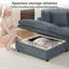 Oversized Down-Filled Modular Sofa With Ottomans-1419937234