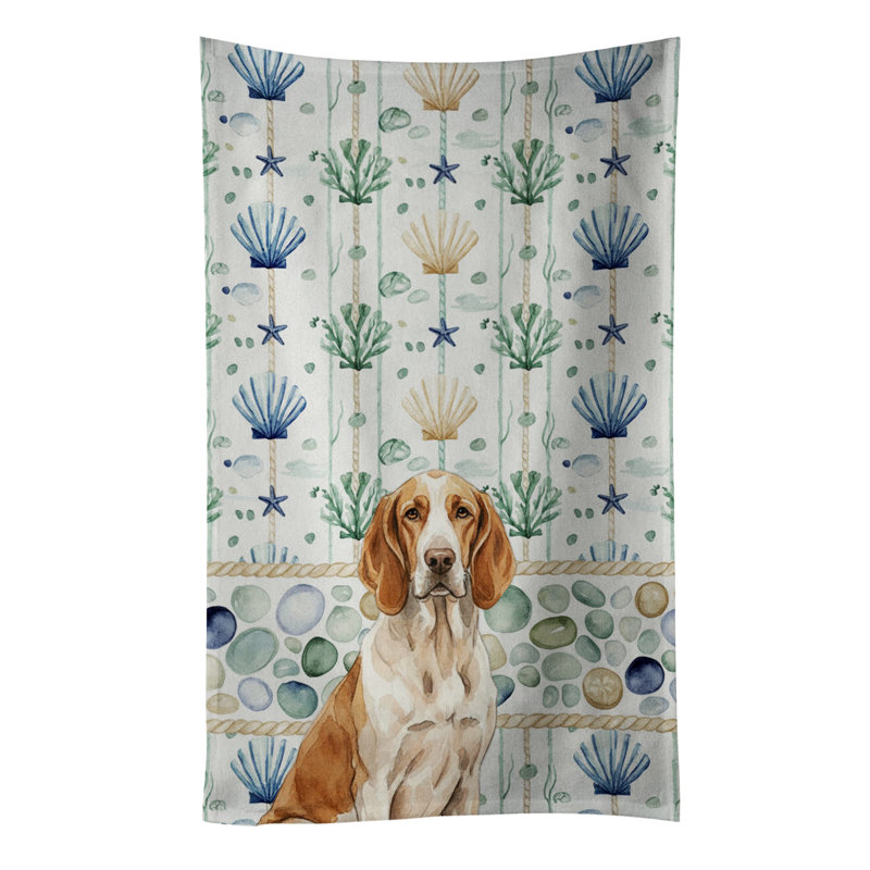 Bracco Italiano Coastal Sea Glass Kitchen Towel, Bracco Italiano