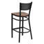 Miranda Grid Back Metal Restaurant Barstool-778514268-778514257