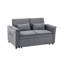 Canapé-lit moderne convertible avec dossier ajustable, canapé 2 places avec lit escamotable et coussins lombaires pour des espaces de vie polyvalents-1002820867