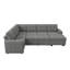 Canapé-lit modulaire escamotable en forme de U avec méridienne Cottone-1340162986