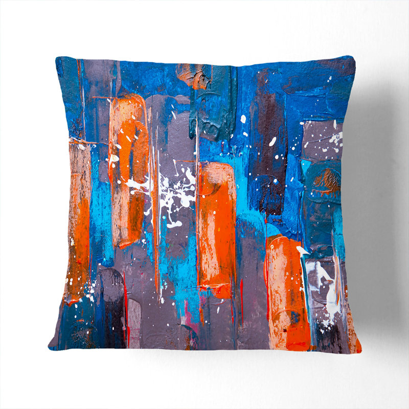 Abstract Square Cushion, 55 x 55 cm