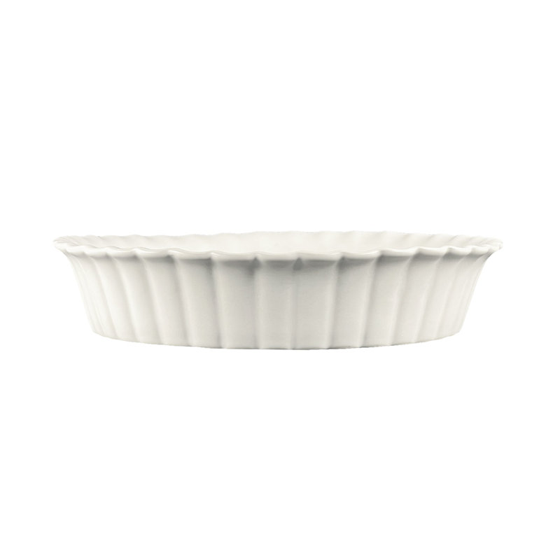 Plat à pâtisserie rond Canvas Home Lafayette, Blanc