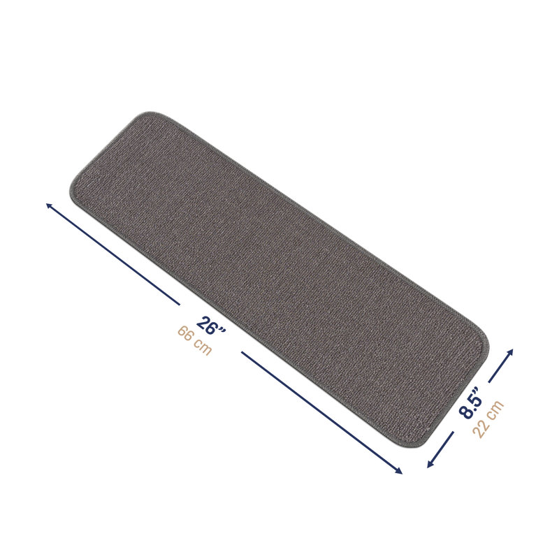 Tapis d'escalier Auberon, gris