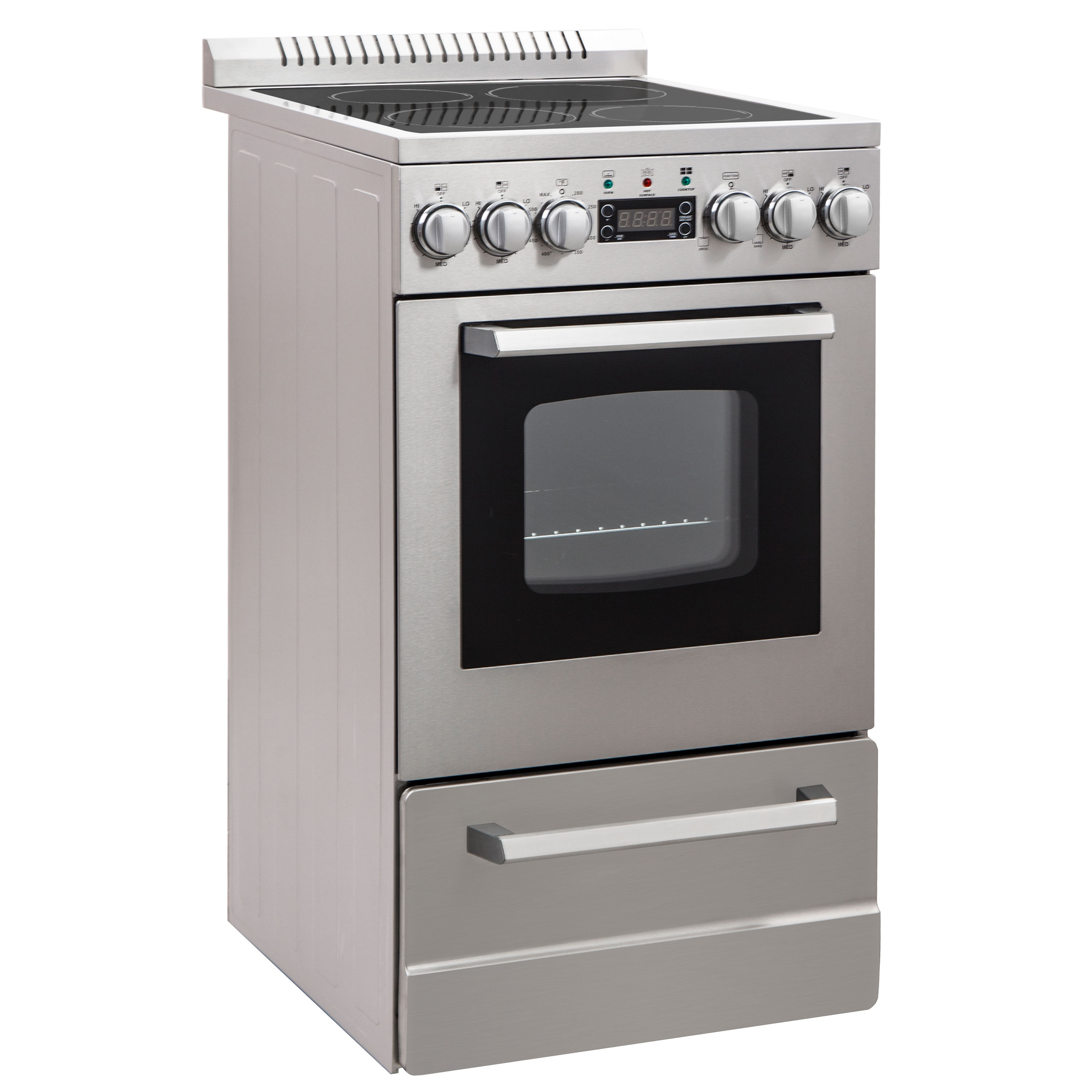 Premium Levella 20-in 4 Burners 2.1-cu ft Freestanding Electric Range (Stainless) | PRE2023GS