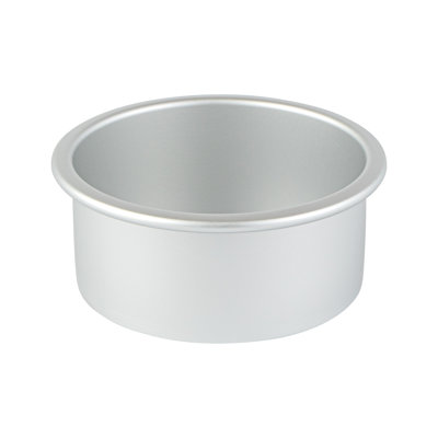 Restaurantware-Met Lux 4 x 2 Inch Straight-Sided Baking Tins, 12 Round Cake Pans - Oven-Ready, Freezable, Anodized Aluminum Round Baking Pans, Greaseproof, For Layer Birthday Cakes