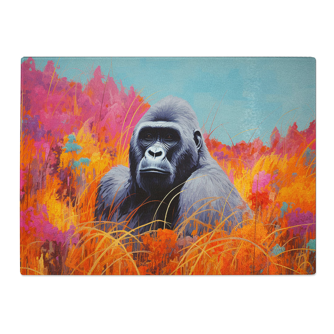 Gorilla Colour Field  Glass Chopping Board