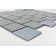 Landscape 2 in. x 2 in. Translucent Glass Plastic Face Mounted Brick Mosaic Designer Pool Tile
