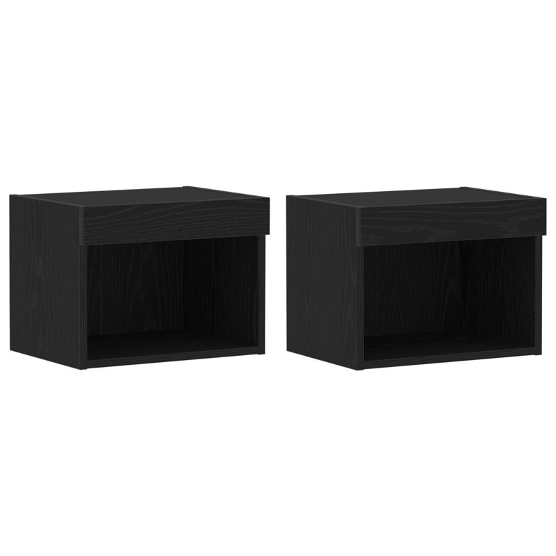 Cabinet Small Modern Seating, Black Oak