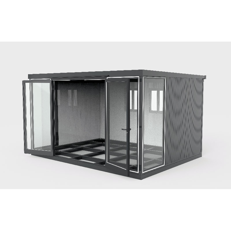 Double porte de jardin en verre Duramax 13 x 10