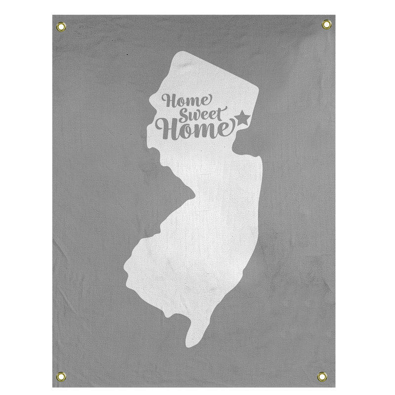 Polyester Tapestry, 80" H x 59" W, Gray