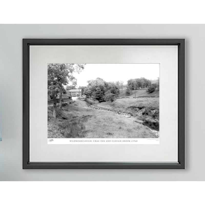 Wildboarclough, Crag Inn And Clough Brook C1960 - Single Picture Frame Print, 40cm H x 50cm W x 2.3cm D