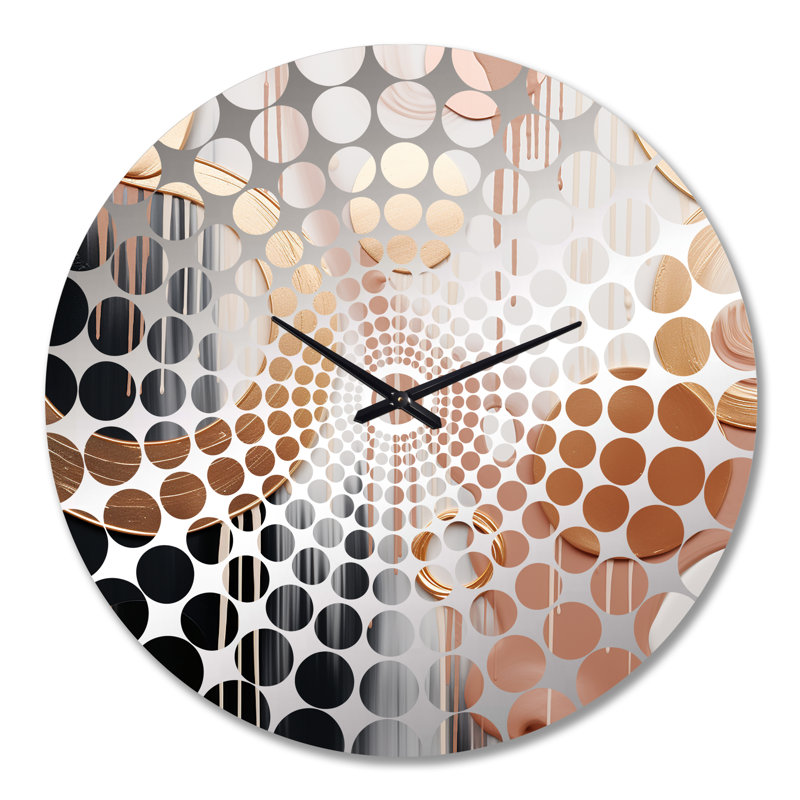 Adayshia - Horloge murale formes abstraites, Grand