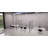 2 Panel Glass Stationary Fixed Office Partition Kit-73208620-114419178