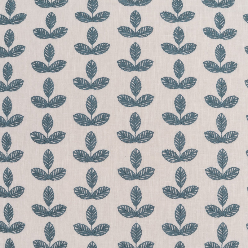 Coussin Clemence, Carré 20 po, Bleu