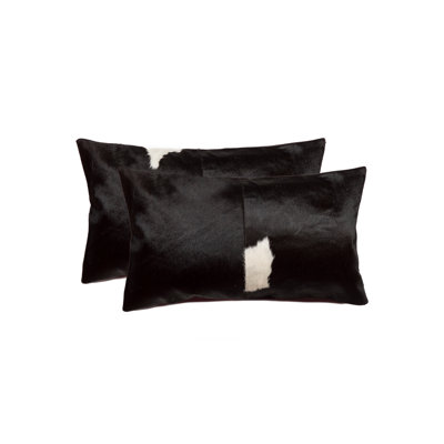 Cowhide Throw Pillow