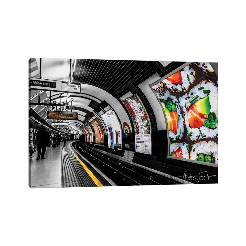 The Way Out To Bakerloo by Anders Jorulf - Wrapped Canvas Print, 101.6 cm H x 66.04 cm W x 3.175 cm D