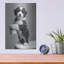  «The Bathroom Matron 2» par Rich Monet, art mural en métal, 12 po x 16 po-787886842
