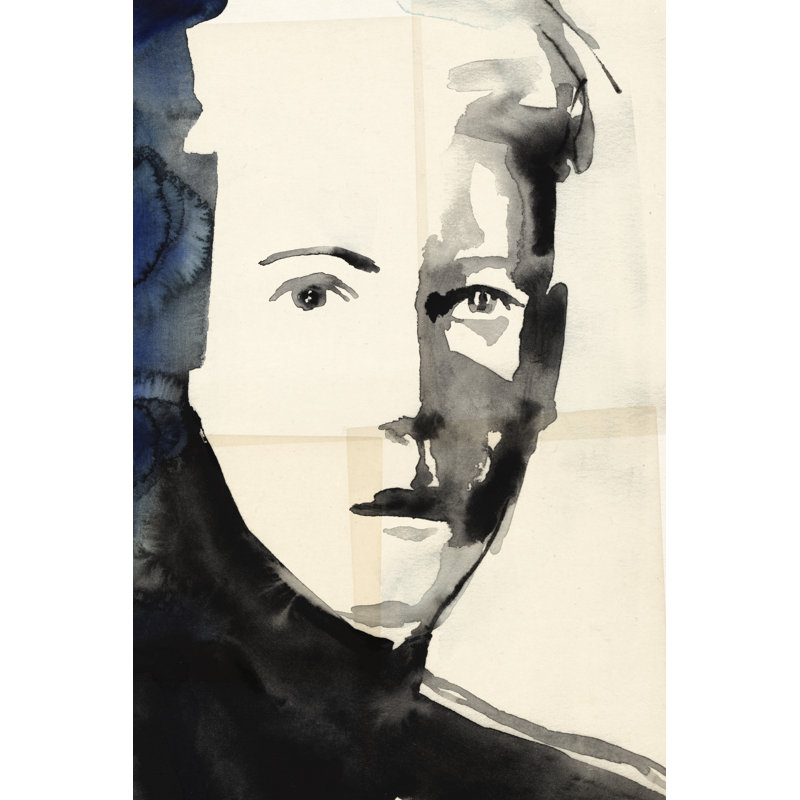 Tilda's Gaze III by Jennifer Paxton Parker - Painting Print, 76cm H x 51cm W, Black Floater Framed