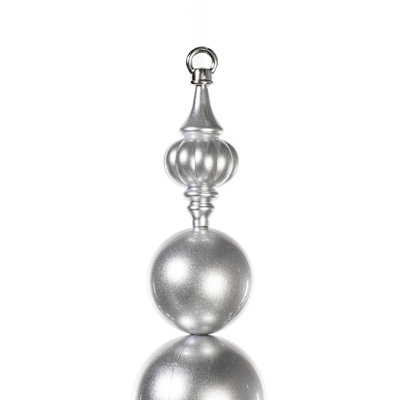  39" Silver UV Candy Starburst Finial