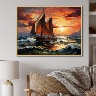 Bateau pirate espagnol Legacy I - bateau à voile, art mural