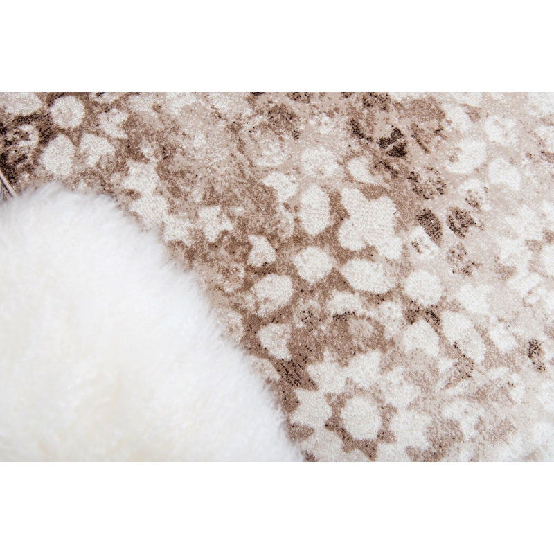 Ahron Ikat Indoor Rug, Square 6'