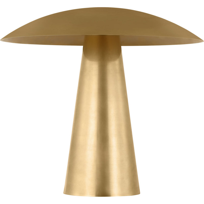 Aegis Medium Table Lamp, Hand Rubbed Antique Brass