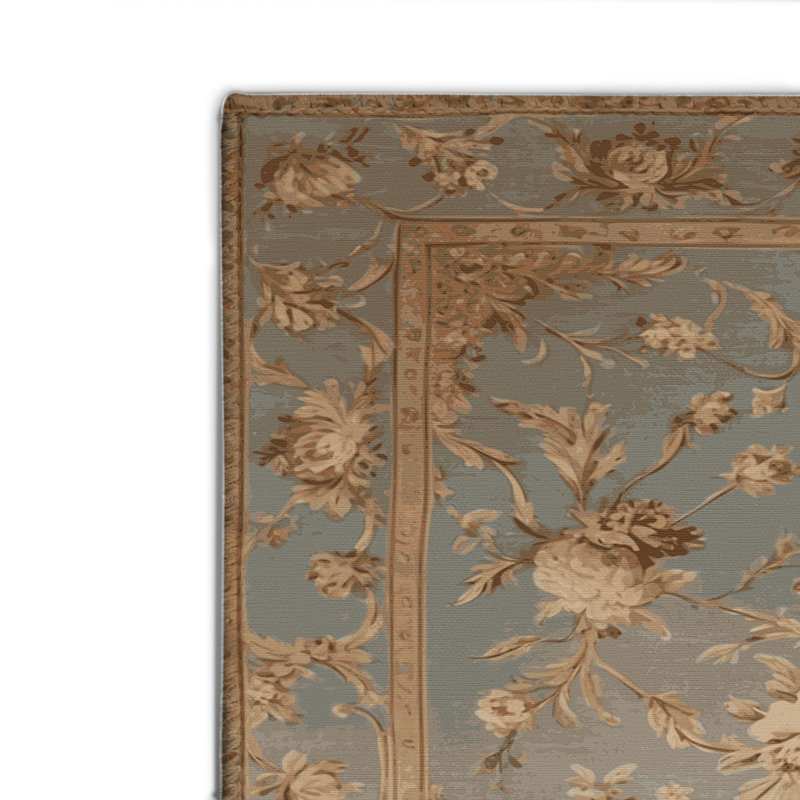 Tapis d'intérieur et d'extérieur gris français, Rectangulaire 8 pi x 10 pi