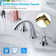 Widespread 2-handle Bathroom Faucet with Drain Assembly