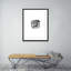 Gray Golden Imprint Print by Anne Mersmann-48618197-48618200
