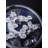 QXM379SRH Melodies In Motion Clock, Silver
