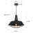  2-Light Black Farmhouse Pendant Light 18.1 Inch Industrial Pendant Light with Wire Cage for Kitchen Barn Dining Room-115827729