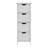 White Bathroom Storage Cabinet