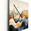 Horloge murale sarcelle orange-1221627884