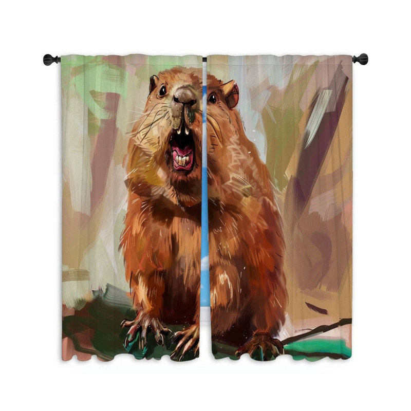Nane Room Darkening Curtain Pair, 20" W x 84" L