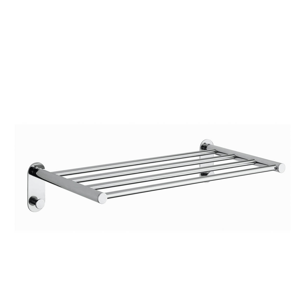 WS Bath Collections Upside Metal Bracket Shelf with Towel Bar | Wayfair