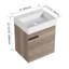 Meuble-lavabo 18 po avec comptoir, petit meuble-lavabo et lavabo
