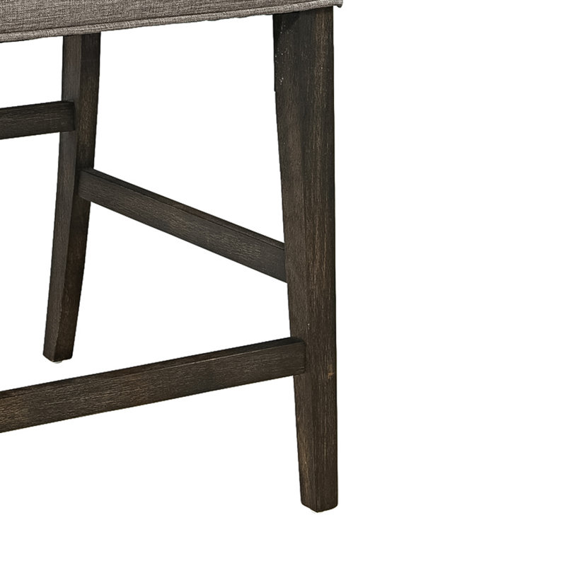 Ensemble de table de rassemblement 6 personnes avec chaises rembourrées Reber, 7 pièces : table, 6 chaises