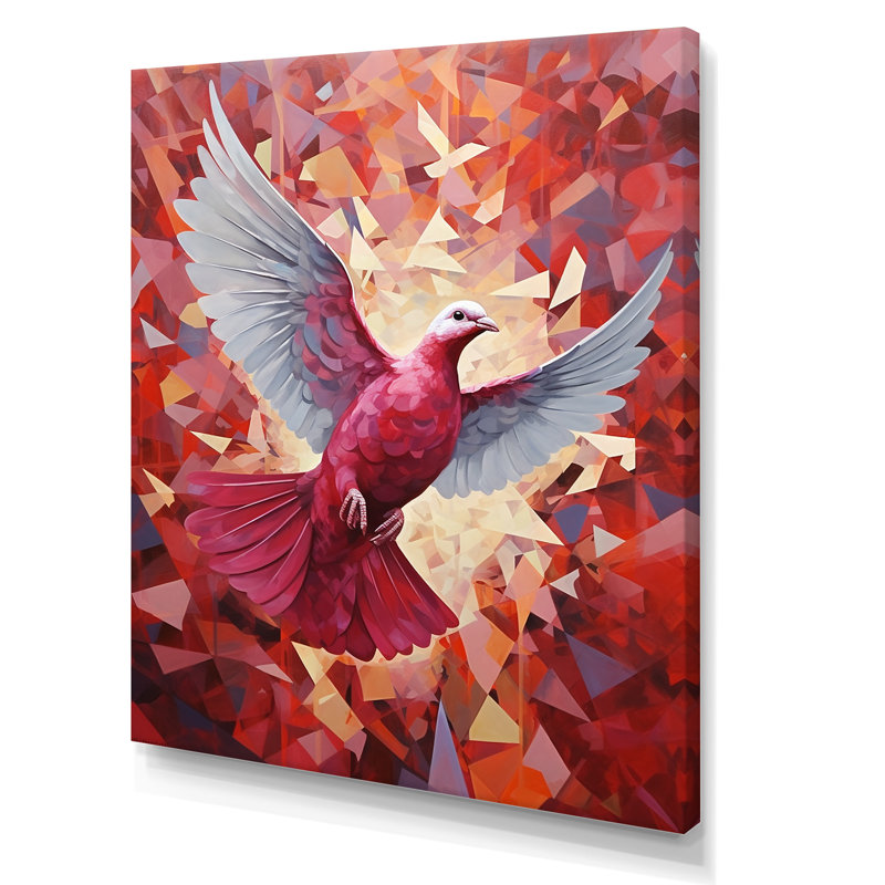 Messenger Dove I sur toile, Toile tendue, H 44 po x l 34 po x P 1,5 po