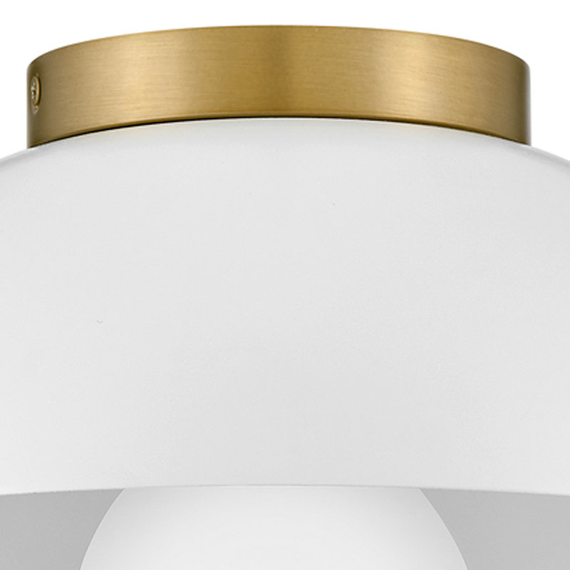 Plafonnier encastré 1 lumière Kebo, Blanc mat