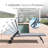 Lounge Chairs For Pool  2  - Grey, Breathable Textile, Frame, Adjustable Position Chaise Outdoor 2 Grey. 5 Positions, Aluminium, Covering, Wheels Portability, Effortless Assembly