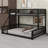 Floor Bunk Bed Frame With Ladder And Safety Guardrails-946527245-946527244