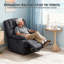 Fauteuil inclinable manuel surdimensionné pour le salon, assemblage facile-2124676904
